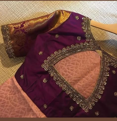 Basic Blouse Designs, Blue Blouse Designs, Latest Bridal Blouse Designs, Maggam Work Blouse, Traditional Blouse Designs, Latest Model Blouse Designs, Cutwork Blouse Designs, Wedding Blouse Designs, Sari Blouse Designs