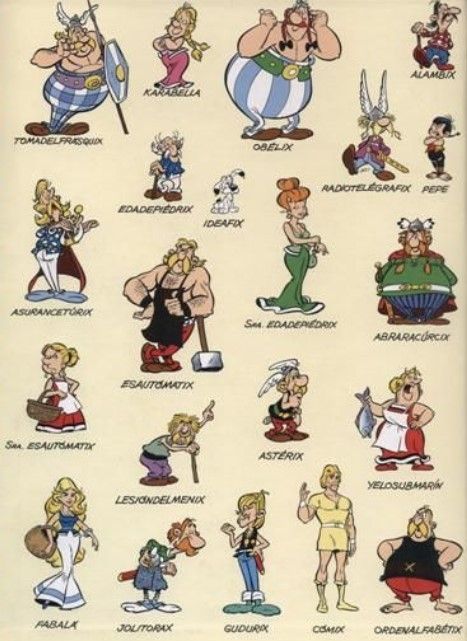 Asterix Characters, Albert Uderzo, Asterix Y Obelix, French Cartoons, Cartoon Books, Comic Characters, Joker Art, Seni 3d, Bd Comics