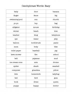 Catchphrases - vocabulary cards.pdf - ELT Buzz Teaching Resources Catchphrase Game, Pictionary Word List, Pictionary Words, Class Games, Girl Scout Ideas, Vocabulary Cards, Creative Classroom, After School Program, Brain Breaks