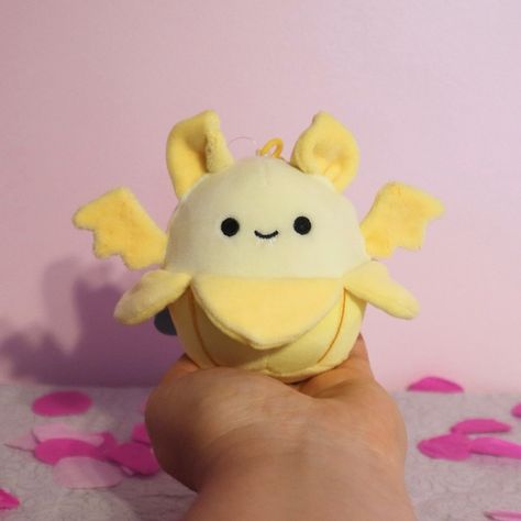 M So Banana For Junie:) Equestria High, Squishmallows Organization, Banana Squishmallow, Banana Squishy, Character Plushies, Bat Squishmallow, Banana Plush, Cute Squishies, Dragon Puppet