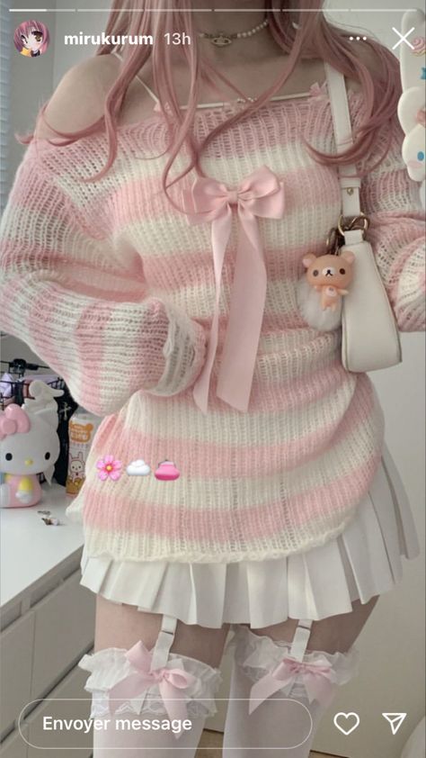 Sanrio Outfits, Kawaii Outfit Ideas, Unique Looks, Kawaii Fashion Outfits, Swaggy Outfits, Alternative Outfits, Pink Outfits, Really Cute Outfits, Kawaii Clothes