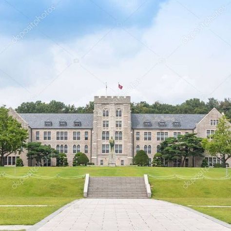 Korea University Campus, Powerpoint Graphics, Korea University, Open Main, University Campus, Seoul South Korea, Editorial Photography, Birds In Flight, Photo Magazine