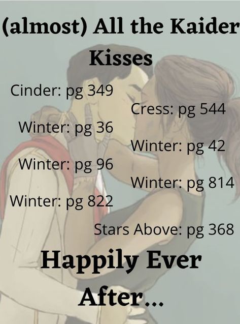 Cinder And Kai Fanart Kiss, Kiss Scenes In Books, The Lunar Chronicles Fan Art Cresswell, The Lunar Chronicles Funny, Cress Lunar Chronicles Book Cover, The Lunar Chronicles Memes Funny, First Kiss, Book Fandoms, Ever After