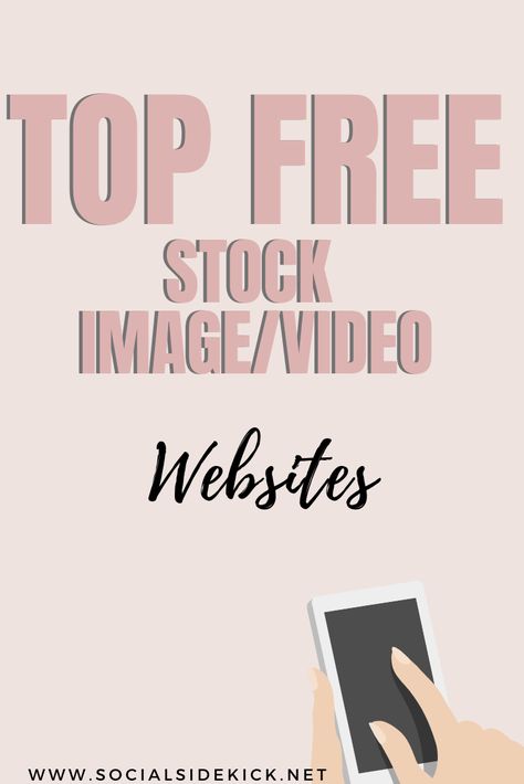 I put together this collection of my favorite free stock photo and video resources and websites with high-quality images and videos that you can use for your blog/business.  #socialmedia #stockimages #stockvideos Free Stock Video Website, Stock Videos Free, Social Stocks Videos, Stock Videos For Edits, Copyright Free Videos, Video Websites, Facebook Tips, Online Degree Programs, Youtube Tips