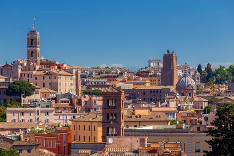 View of Rome from the Aventine Hill European Bucket List, Italy Magazine, Seven Hills, Ciao Bella, Over The River, Travel List, European Travel, Rome Italy, The Seven