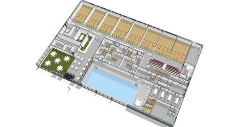 England Squash - Plans revealed for state-of-the-art squash club in Swindon Squash Club, Squash Court, Badminton Court, Personal Training Studio, Building Plan, Planning Permission, Steam Room, Health Club, Fitness Studio