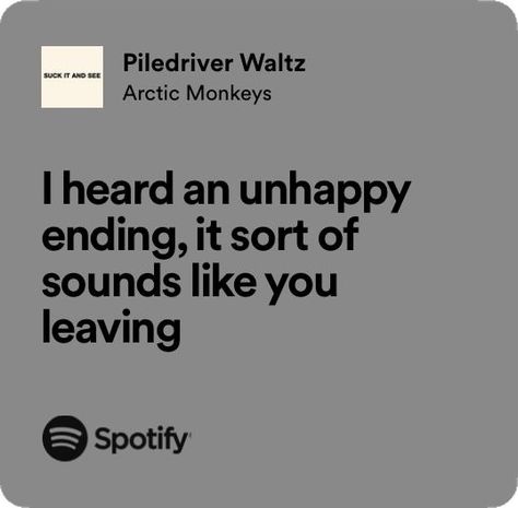 Piledriver Waltz, Waltz, Arctic Monkeys, Sounds Like, Monkeys, Like You