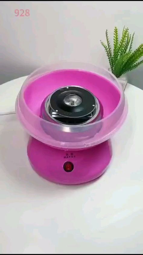 productdecors • Orijinal Ses Cotton Candy Maker, Floss Sugar, Cotton Candy Machines, Life Hacks Cooking, Candy Maker, Mini Diy, Gadgets Kitchen Cooking, Candy Floss, Smart Gadget