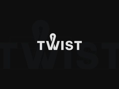 Working on a new custom type logo for a startup called Twist Logo, Wordmark Logo Design, Minimalist Logo Branding, Lettermark Logos, Custom Type, Type Logo, Word Mark Logo, Typographic Logo, Identity Design Logo