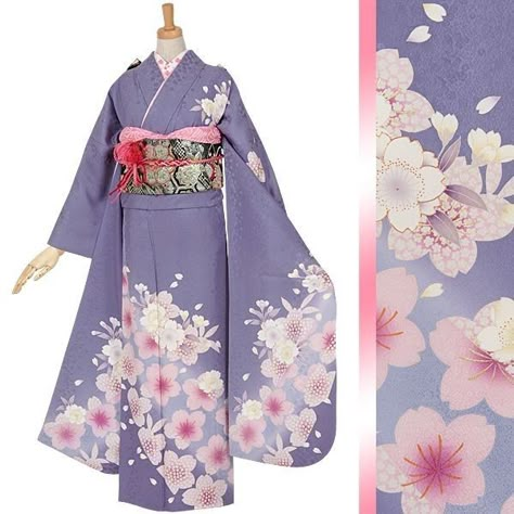 Sakura Kimono, Celestial Dress, Japanese Traditional Clothing, Cute Kimonos, Japan Traditional, Kimono Japan, Traditional Japanese Kimono, Yukata Kimono, Kimono Yukata