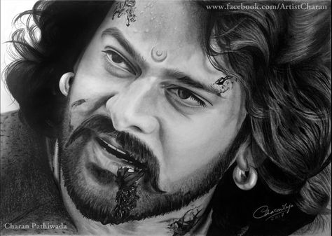 Baahubali2 Prabhas Sketch, 4k Portrait Wallpaper, Joker Art Drawing, Charcoal Artwork, Digital Painting Photoshop, Buddhist Art Drawing, Abstract Pencil Drawings, Spiderman Drawing, Kitten Drawing