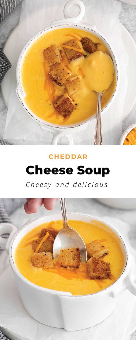 Cheddar And Bacon Soup, Cheese Chowder Soup, Vermont Cheddar Cheese Soup, Gluten Free Cheddar Cheese Soup, Homemade Cheddar Cheese Soup, Homemade Cheese Soup, Cheese Soups Recipes, Pepper Jack Cheese Soup, Cream Of Cheese Soup Recipes