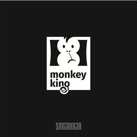 Monkey Logo Inspiration, Monkey Logo Design, Sketch Logo, Graphic Sketch, Monkey Logo, Favorite Animals, Monkey King, Character Design Animation, Logo Designer