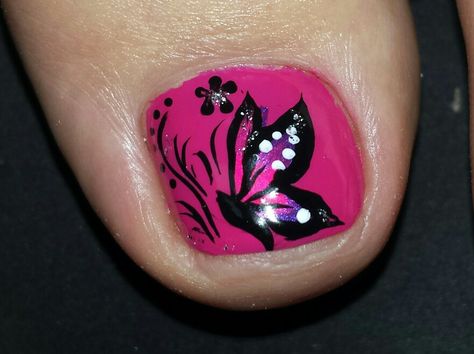 Butterfly Butterfly Pedicure Designs, Butterfly Toe Nail Designs, Butterfly Toe Nails, Butterfly Pedicure, Pedicure Designs Summer, Butterfly Nail Designs, Summer Pedicure, Pedicure Ideas, Pedicure Designs