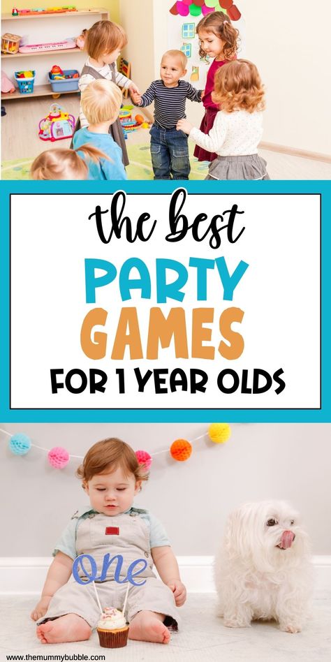 What to do at a first birthday party! Birthday party games for one year olds, plus ideas for activities for adults to make a memorable first birthday for your baby. Birthday Games For One Year Olds, Activities For 1 Year Birthday Party, Baby Party Activities 1st Birthdays, Baby First Birthday Activities, Games For One Year Old Birthday Party, One Year Old Birthday Party Games, One Year Old Birthday Party Activities, 1st Birthday Party Activities Outdoor, First Birthday Party Ideas Activities