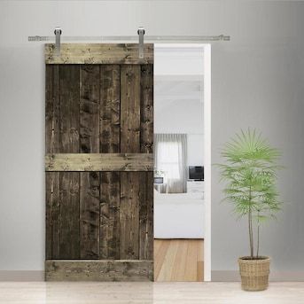 Bypass Barn Door Hardware, Barn Door Installation, Double Sliding Barn Doors, Bypass Barn Door, Wood Barn Door, Interior Sliding Barn Doors, Barn Door Kit, Black Barn, Metal Barn