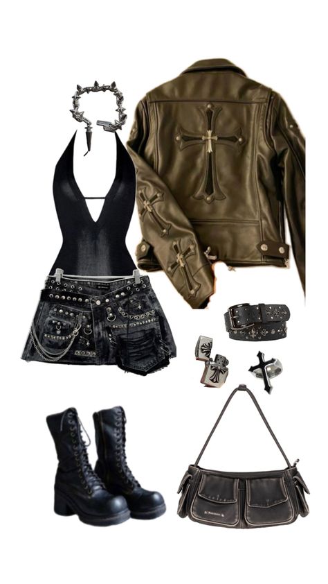 Rock Star Outfit, Venus Fashion, Rock Outfits, 2000s Fashion Outfits, Swaggy Outfits, Edgy Outfits, 2000s Fashion, Stage Outfits, Lookbook Outfits