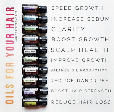 Essential Oils For Healthy Hair, Doterra Oils For Hair Growth, Essential Oil Blend For Hair Growth, Hair Oil Guide, Doterra Hair Growth Recipes, Best Essential Oils For Hair, Essential Oils For Hair Growth, Essential Oil For Hair, Doterra Hair