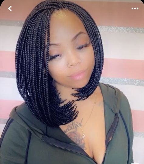 Bob Plaits Box Braids, Small Plaits Box Braids, Bob Plaits, Braids Plaits, Afro Puffs, Bob Braids Hairstyles, Bob Braids, Hair Twist, Twist Styles