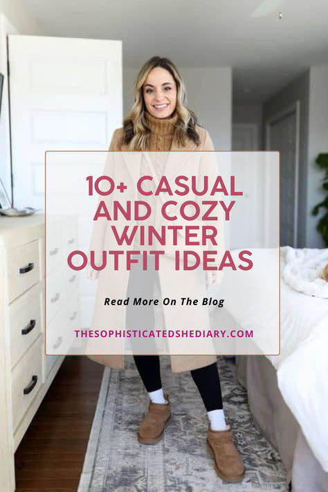 Stay cozy and chic all season with these Casual Winter Fashion Ideas for Women! From trendy layers to stylish boots, explore effortless outfit ideas that keep you warm and fashionable. Perfect for those cold winter days when you want to stay comfortable yet stylish. Click to read more! Comfort Winter Outfits, Women’s Cold Weather Outfits, Jean Casual Outfit Winter, Comfy Elegant Outfit Winter, Winter Outfits 2024 Casual, Casual Hangout Outfit Winter, Cute Outfits For Winter Aesthetic, Dressing Warm And Cute, Cozy Lazy Day Outfits Winter