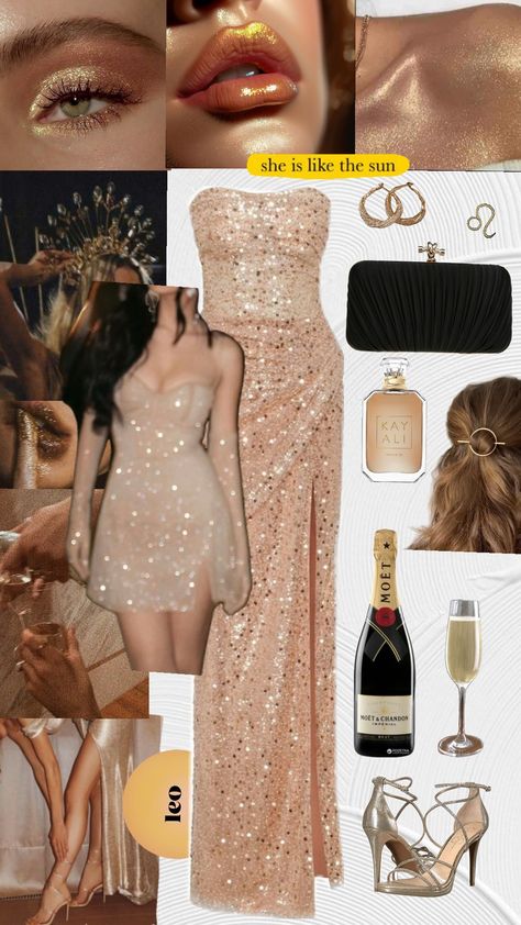 leo ♌️ outfit ✨️ #golden #leo #zodiac #aesthetic #gold #outfit #wishlist Leo Zodiac Aesthetic, Zodiac Aesthetic, Venus In Leo, Leo Rising, Venus Fashion, Aesthetic Gold, Leo Birthday, Leo Women, Gold Outfit