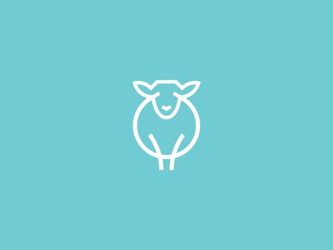 Sheep Lamb Tattoo, Sheep Logo, Sheep Tattoo, Goat Logo, Logo Animal, Sheep Art, Farm Logo, Sheep And Lamb, Fox Design