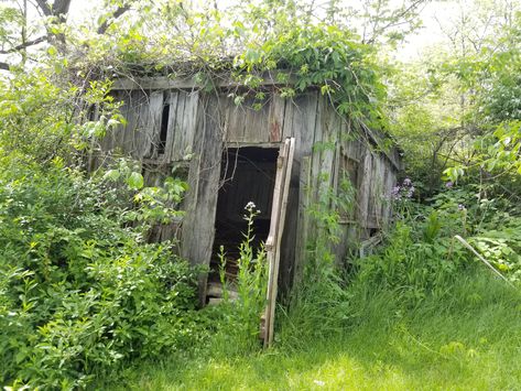 Old shed I found on the back of my property #abandoned #photography #urban exploration #urban explorer #travel #adventure Abandoned Shed In The Woods, Abandoned Shed, Gothic Setting, Goose House, Abandoned Photography, Woodland House, My Property, Urban Explorer, Tool Sheds