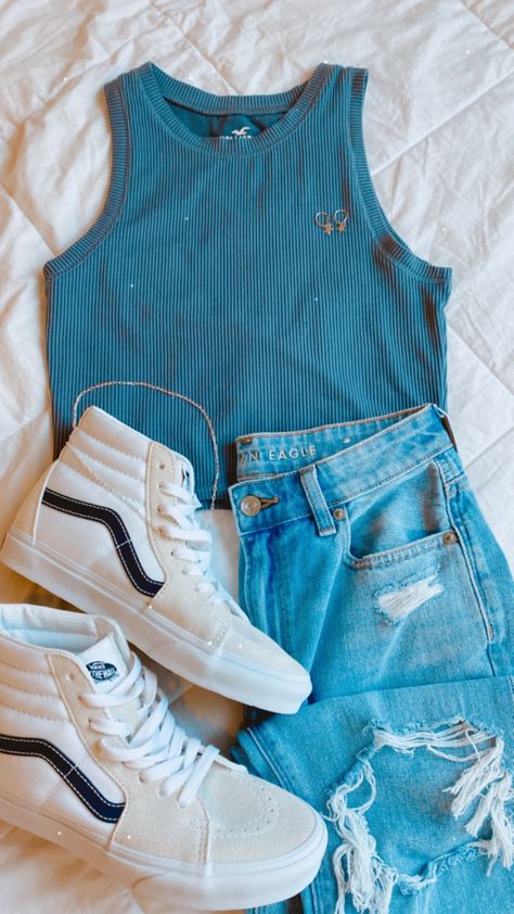 Hightop Vans Outfit Summer, High Top Vans Outfit Shorts, High Top Vans Workout Outfit, High Vans Outfit, Van Outfits For Women, High Top Vans Outfit Winter, Cute Vans Outfits, Vans Country Outfit, Vans Fits