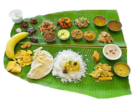 Png Drive, Onam Sadya, Tiffin Service, Birds Png, Leaf Png, Pani Puri, State Foods, Food Png, Food Menu Design