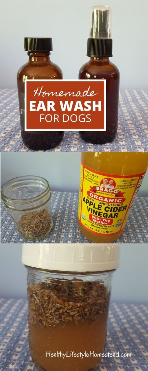 Natural Dog Ear Cleaner Diy, Natural Ear Cleaner For Dogs, Dog Ear Wash Recipe, Herbal Medicine For Dogs, Diy Dog Ear Cleaner Recipes, Ear Wash For Dogs Diy, Diy Ear Cleaner For Dogs, Dog Dewormer Homemade, Dog Ear Cleaning Solution Diy