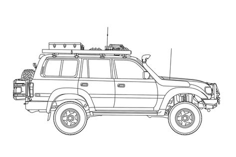 1994 Toyota Land Cruiser - Off-Grid Rig | RECOIL OFFGRID Toyota 4runner Drawing, Toyota Tattoo, Landcruiser 80 Series, Land Cruiser 80, 80 Series, Toyota Landcruiser, Toyota 4x4, Toyota Land Cruiser Prado, Car Artwork