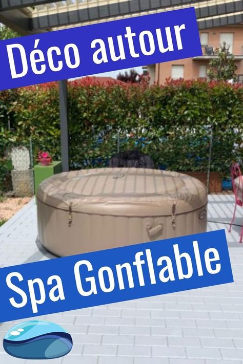 Si vous souhaitez mettre une déco autour de votre spa gonflable originale et relaxante, cet article est fait pour vous. Vous allez découvrir des idées qui vous permettront de vous sentir bien dans votre spa gonflable et d'étonner vos amis. La déco autout d'un spa gonflable peut être constituée d'éléments esthétiques comme une fontaine, mais aussi d'élémnets utiles comme un abri ou des chaises longues. CLiquez sur l'image de l'épingle pour en savoir plus. Spa Decor, Anemone, Outdoor Ottoman, Pergola, Relaxation, Coin, Spa, Outdoor Decor