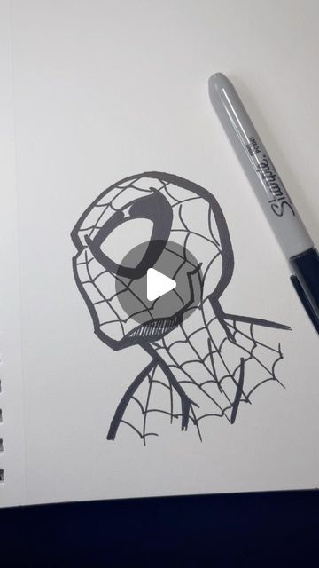 𝐁𝐞𝐧𝐣𝐢 𝐒���𝐭𝐮𝐟𝐟 on Instagram: "Spiderman drawing tutorial 🤞🕷️🕸️

#fyp #art #drawing #spiderman" Drawing Spiderman, Spiderman Drawing, September 10, Art Drawing, Drawing Tutorial, Easy Drawings, Cute Art, Spiderman, Marvel