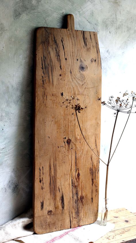 HUGE Antique Bread Board Long French Large Rustic Wooden Chopping Block Primitive Cookware Baker Board, Chopping Block, French Kitchen, Bread Board, Wood Gifts, Rustic Farmhouse, Farmers Market, French Antiques, French Vintage