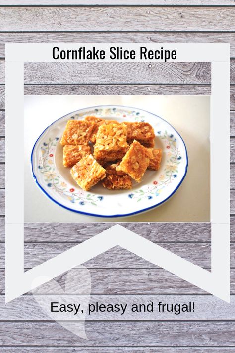 Good old fashioned Cornflake Slice. Easy and economical to make. Delicious to eat! Cornflake Slice Recipe, Cornflake Slice, Slice Recipes, Savoury Slice, Cake Stall, Slice Recipe, Sweet Pies, Slices Recipes, Honey Oatmeal