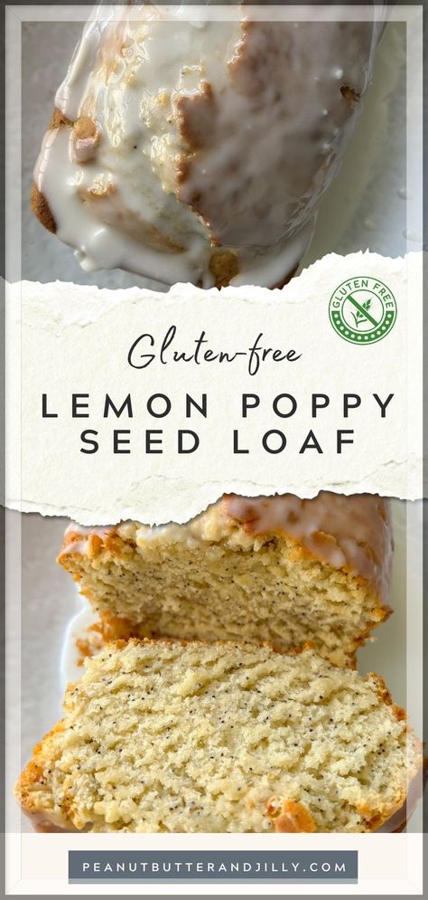 This Lemon Poppy Seed Loaf is moist and delicious, all without any animal products! It's vegan, can be made gluten-free and even sugar-free if you prefer. Top it off with a vegan lemon frosting for a sweet treat! Lemon Poppyseed Loaf, Poppyseed Loaf, Poppy Seed Loaf, Lemon Poppy Seed Loaf, Poppy Seed Cake Recipe, Gluten Free Vegan Recipes Desserts, Seed Loaf, Gluten Free Vegan Bread, Poppyseed Cake