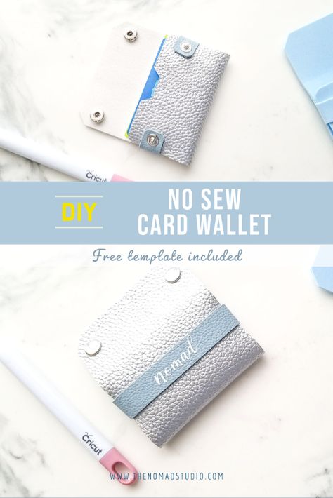 Cricut Faux Leather Card Holder, Cricut Card Holder Wallet, Cricut Faux Leather Wallet, Diy Photo Keychain Tutorials, Cricut Wallet Pattern, Cricut Faux Leather Projects Free, Leather Keychain Patterns Free, Faux Leather Cricut Projects Svg Free, Cricut Faux Leather Projects Diy