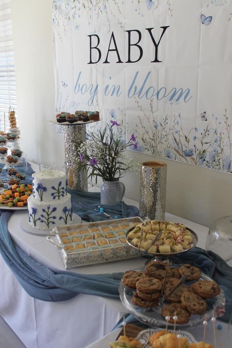 April Boy Baby Shower Ideas, Second Boy Baby Shower Ideas, April Baby Shower Ideas Boys, Boy Baby In Bloom Shower Ideas, Spring Baby Boy Shower Ideas, Boy Baby Shower Themes Spring, Spring Boy Baby Shower Ideas, Baby In Bloom Baby Shower Theme Boy, Baby Boy In Bloom Shower Ideas