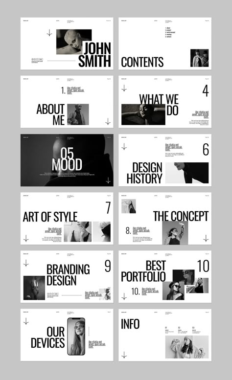 Stunning and inspiring examples of brand portfolio presentations, featuring a variety of creative layouts and designs. Perfect for designers, entrepreneurs, and anyone else looking to create a visually appealing and effective Portfolio Website Design Inspiration Layout, Design Catalogue Layout, Design Agency Portfolio Presentation, Brand Presentation Layout, Agency Presentation Design, Graphic Design Portfolio Presentation, Portfolio Book Layout, Brand Presentation Design, Presentation Design Inspiration