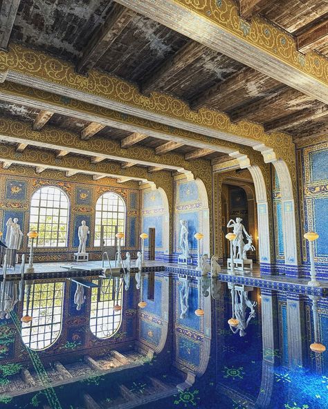 at the Hearst Castle in San Simeon, CA

#californiacoast #visitcalifornia #explorecalifornia #pool #architecture Roman Style Pool, Royal Pool Aesthetic, Iolani Palace, Diocletian's Palace, Roman Pool, Ancient Swimming Pool, San Simeon, Hearst Castle, Central Coast