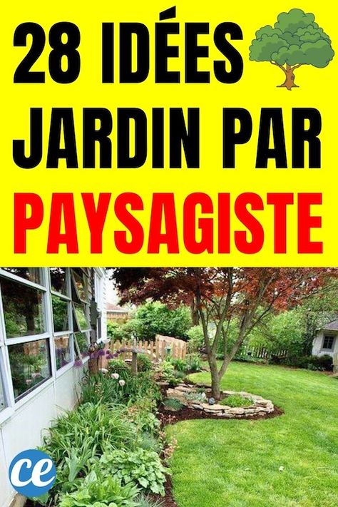 Une belle maison, c'est aussi un beau jardin ! Eh oui, il n'y a pas que l'intérieur de la maison qui compte. Pour avoir une belle déco, il ne faut pas négliger l’extérieur de la maison... ...et particulièrement celle du jardin, car c'est la 1re chose que l'on voit. Vous vous demandez comment créer un jardin paysager ? Heureusement, voici 28 super idées d'aménagement de jardin révélées par un paysagiste. Regardez : Super Ideas