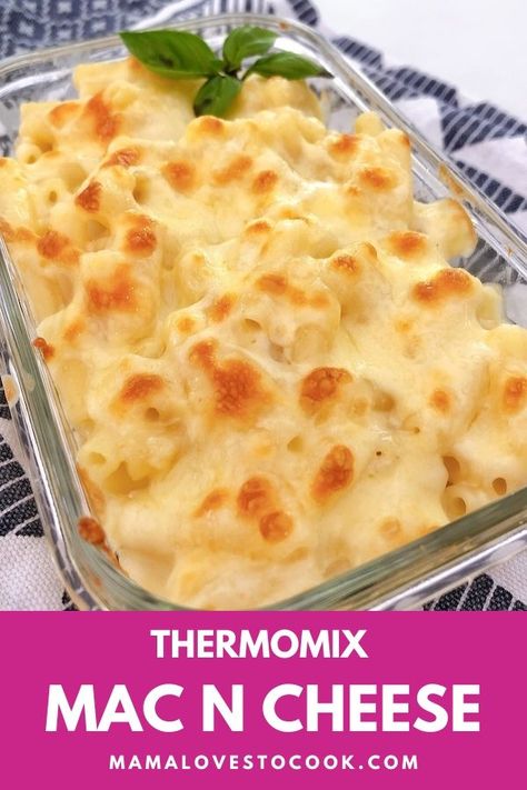 Homemade Mac N Cheese, Thermomix Recipes Dinner, Thermomix Healthy, Thermomix Baking, Homemade Pasta Recipe, Easy Holiday Recipes, Cooking For A Crowd, Mac Cheese, Easy Family Dinners