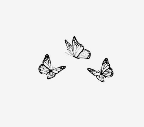 Three Small Butterflies Tattoo, 3 Monarch Butterfly Tattoo, Butterfly Rip Tattoo, Tiny Monarch Butterfly Tattoo, Closed Wing Butterfly Tattoo, Medium Butterfly Tattoo, Butterfly Cluster Tattoo, Butterfly Thumb Tattoo, Fine Line Monarch Butterfly Tattoo