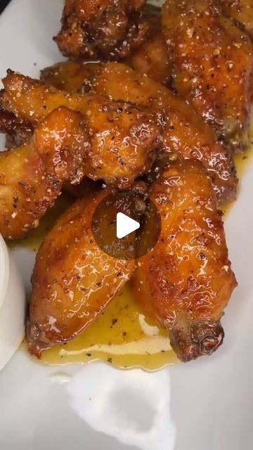 ROAD TO 50K 🔥 | DM FOR PROMOTIONS on Instagram: "Honey Lemon Pepper Wings 🍋🍯🤤  Video cred: @theremixkitchen_   #fyp #viral #explore #cooking #foryoupage #reels #foodie #foodporn #foodielife #yummy #hungry #foodgasm #instafood #delicious #foodlover #foodoftheday #foodgram #lemonpepper #lemonpepperwings #honeylemonpepperwings" Honey Lemon Pepper Wings Air Fryer, Honey Lemon Chicken Wings, Honey Lemon Pepper Chicken Wings Recipe, Lemon Peper Wings, Honey Lemon Pepper Chicken, Honey Lemon Pepper Wings, Lemon Pepper Chicken Wings Recipe, Wings Video, Honey Pepper Chicken