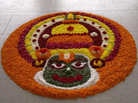 prize winning pookalam 2014 Gandhinagar Malayalee samajam Kathakali Pookalam Design, Onam Decoration, Onam 2023, Onam Pookalam Design, Baptism Decorations Boy, Color Rangoli, Onam Pookalam, Poo Kolam, Onam Wishes