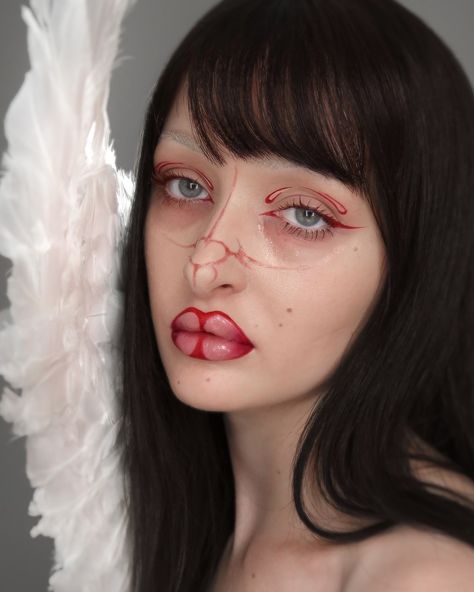 ANGLE 👼🏻🪽 scarred but still angelic scar ib: @annrsb @nyxcosmetics_uk red epic wear liquid liner @colourpopcosmetics left on red bff volumizing mascara @mehronmakeup procoloring bruise palette, red paradise paint AQ, rigid collodion scarring liquid products kindly gifted 🤍 #angelmakeup #angel #scar #mehron #sfxmakeup #scarmakeup #colourpopcosmetics #nyxcosmetics_uk Collodion Scar, Red Mascara, Rigid Collodion, Scar Makeup, Angel Makeup, Colourpop Cosmetics, Liquid Liner, Sfx Makeup, Volume Mascara