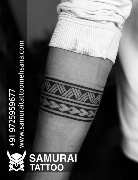 Arrow Band Tattoo, Thigh Band Tattoo, Thigh Band, Band Tattoo Designs, Samurai Tattoo, Boy Tattoos, Band Tattoo, Family Tattoos, Name Tattoo