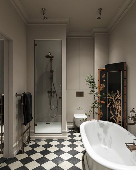 French Apartment Bathroom, French Apartment Aesthetic, Bathroom Tiles Design, Bathtub Ideas, Latest Bathroom Designs, Luxury Ideas, French Bathroom, French Apartment, Wall Tiles Design