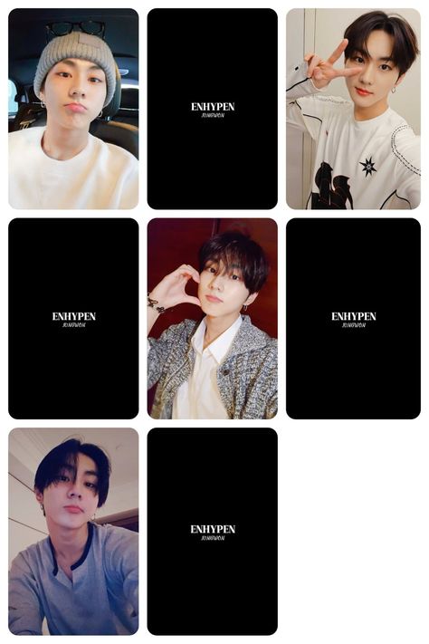 Jungwon Pc Template, Enhypen Photocard, Photocards Kpop, Kpop Ideas, Pc Template, Photo Card Template, Easy Paper Crafts Diy, Easy Paper Crafts, Wall Decorations