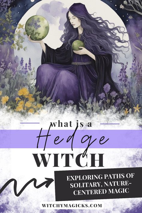 Dive into the mystical world of hedge witchery and unravel the secrets of solitary magic. Explore the ancient traditions, spiritual practices, and deep connections to nature that define the path of a hedge witch. Begin your journey of discovery by clicking the link.#HedgeWitch #Witchcraft #SolitaryMagic Granny Magic, Hedge Witchcraft, Witch Types, Magic Library, Hedge Witchery, Witchy Spells, The Path Less Traveled, Path Less Traveled, Witch Powers